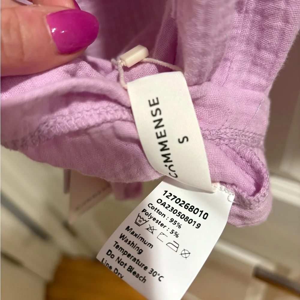 Commense Lilac Romper, NWT, size small - Picture 7 of 9